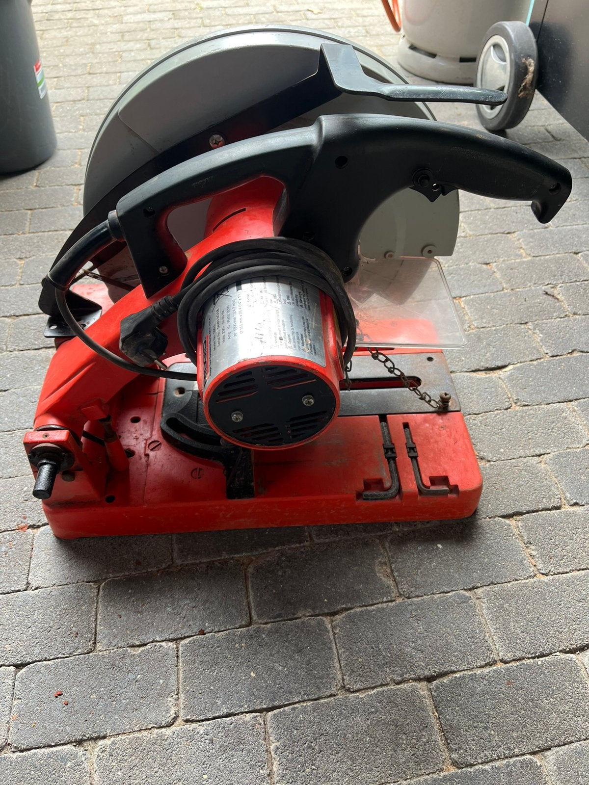 Ridgid afkortzaag, Doe-het-zelf en Verbouw, Gereedschap | Zaagmachines, Ophalen of Verzenden, Zo goed als nieuw, Afkortzaag, 30 tot 70 mm