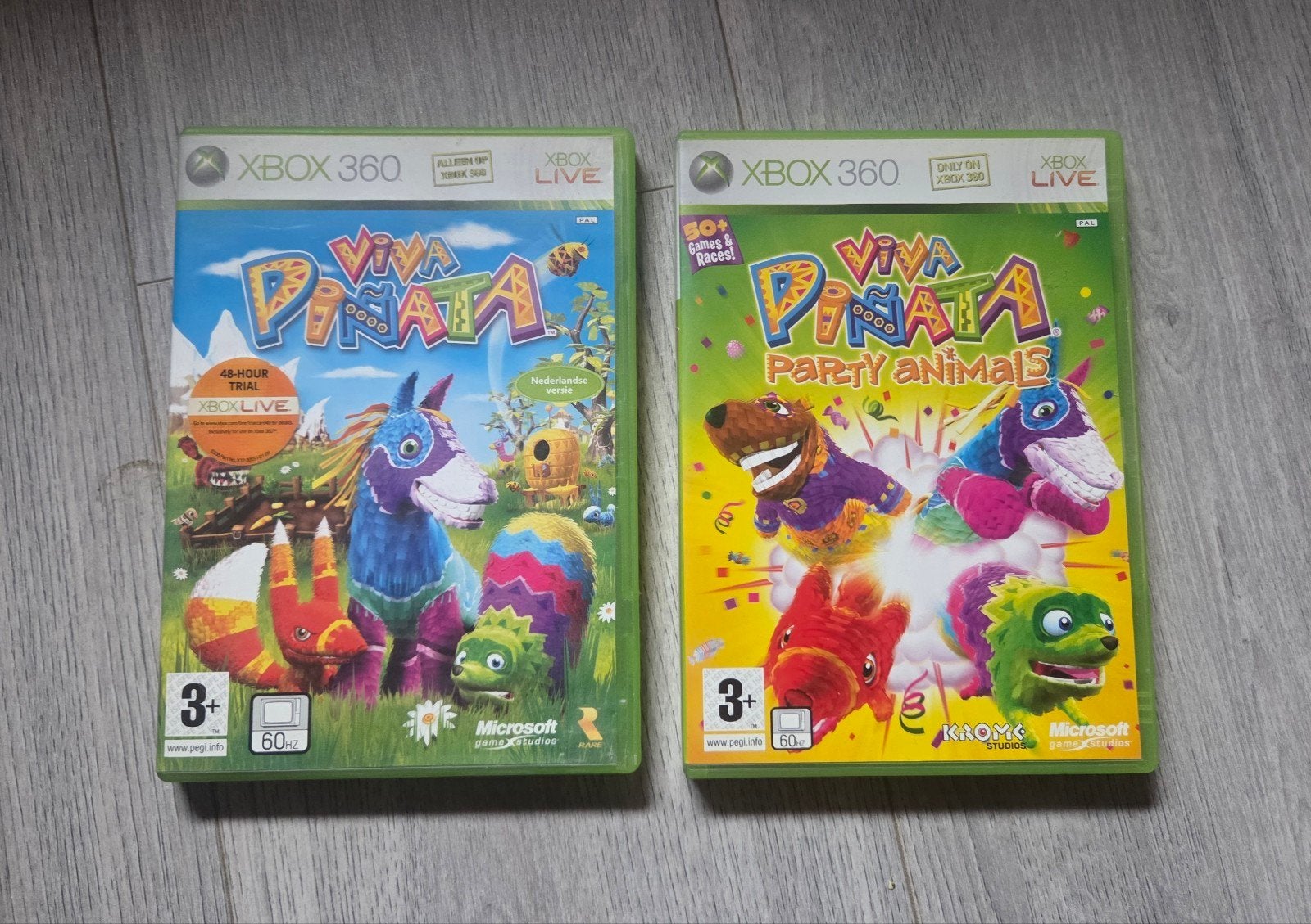 Viva Piñata & Viva Piñata Party Animals Xbox 360, Gebruikt, Ophalen of Verzenden, Eén computer, Simulatie