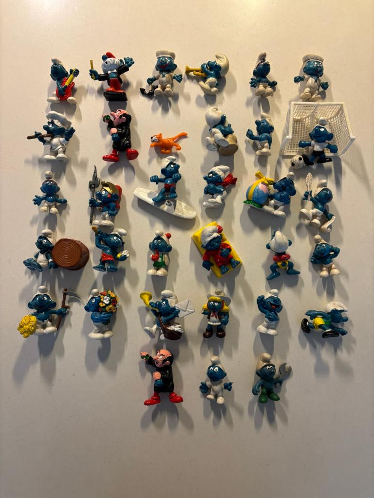 Schleich peyo smurfen azrael gargamel collectie - 33 stuks, Verzamelen, Ophalen of Verzenden, Zo goed als nieuw, Verschillende Smurfen