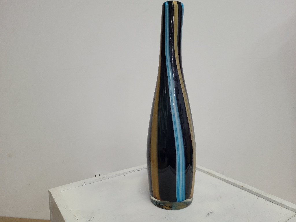 In nieuwstaat glas geblazen design vaas, Ophalen of Verzenden