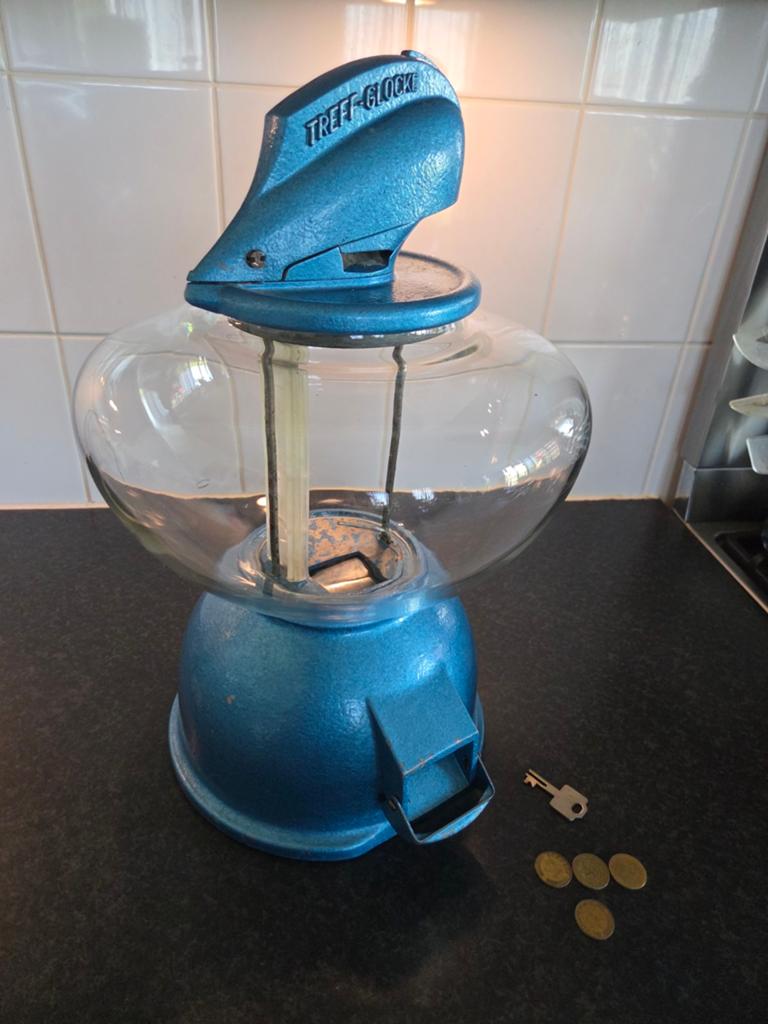 Treff glocke pinda automaat, Verzamelen, Automaten | Overige, Ophalen, Gebruikt