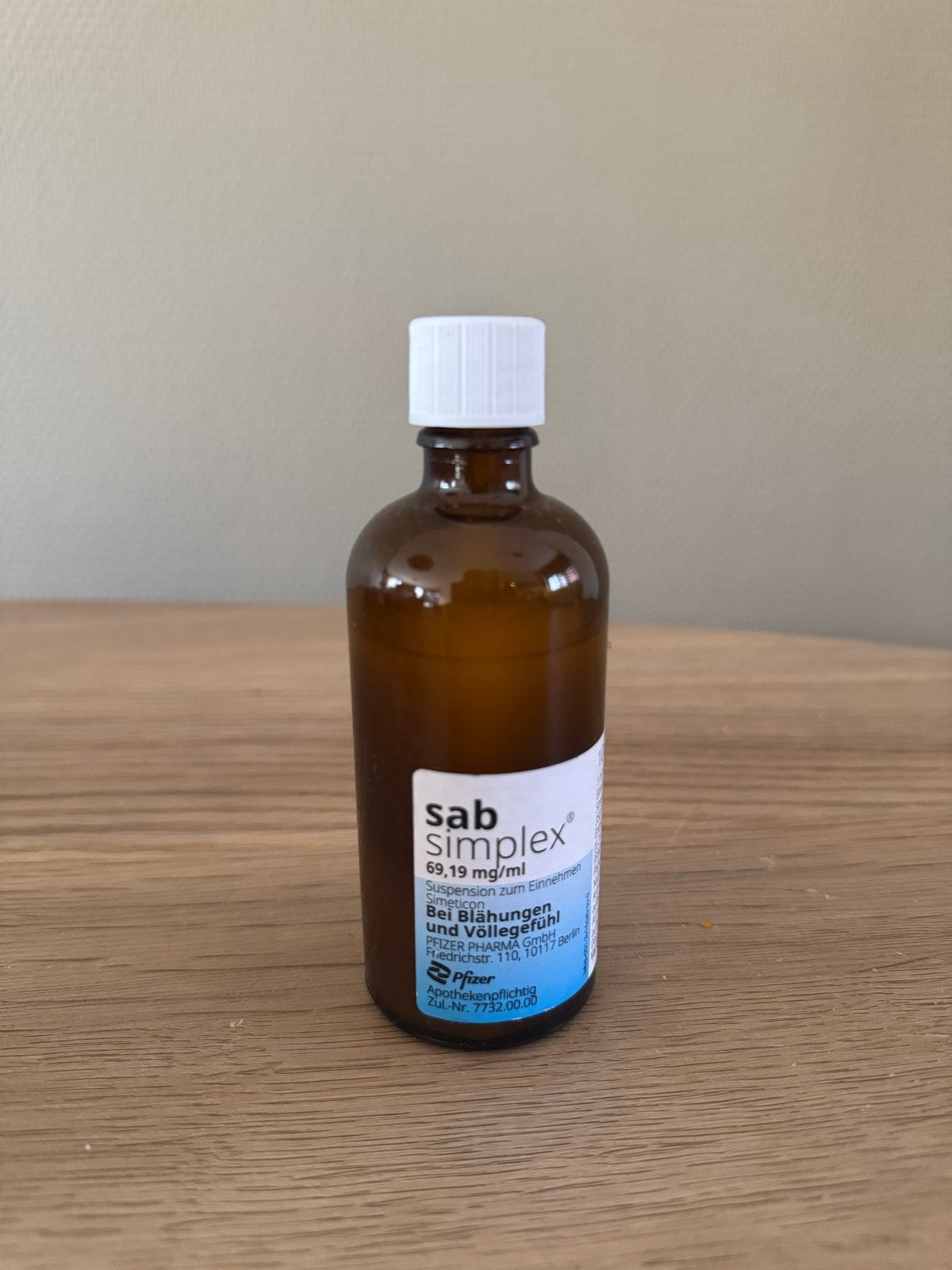 Sab Simplex 100 ml fles / nog 80 ml, Ophalen of Verzenden, Nieuw, Poeder of Drank