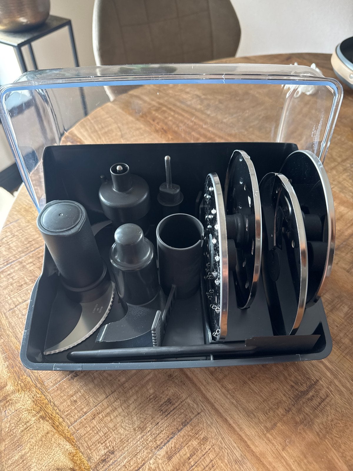 Complete Magimix set met diverse accessoires, Ophalen, Zo goed als nieuw, Vaatwasserbestendig