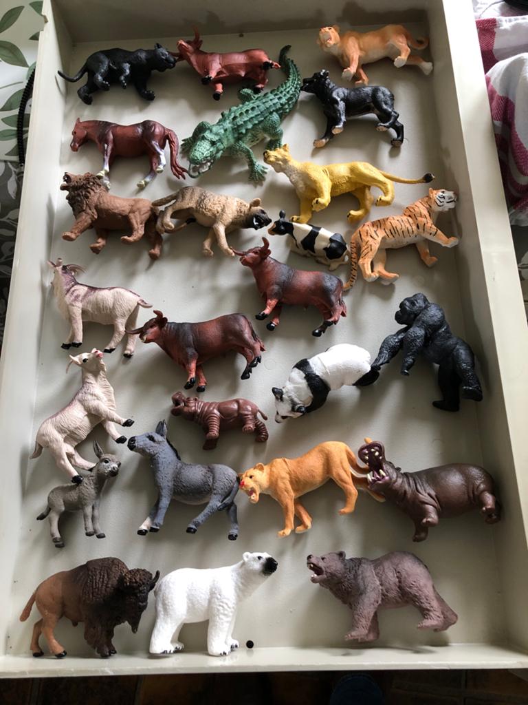Grote set speelgoed dierenfiguren (boerderij en wild), Ophalen of Verzenden, Nieuw