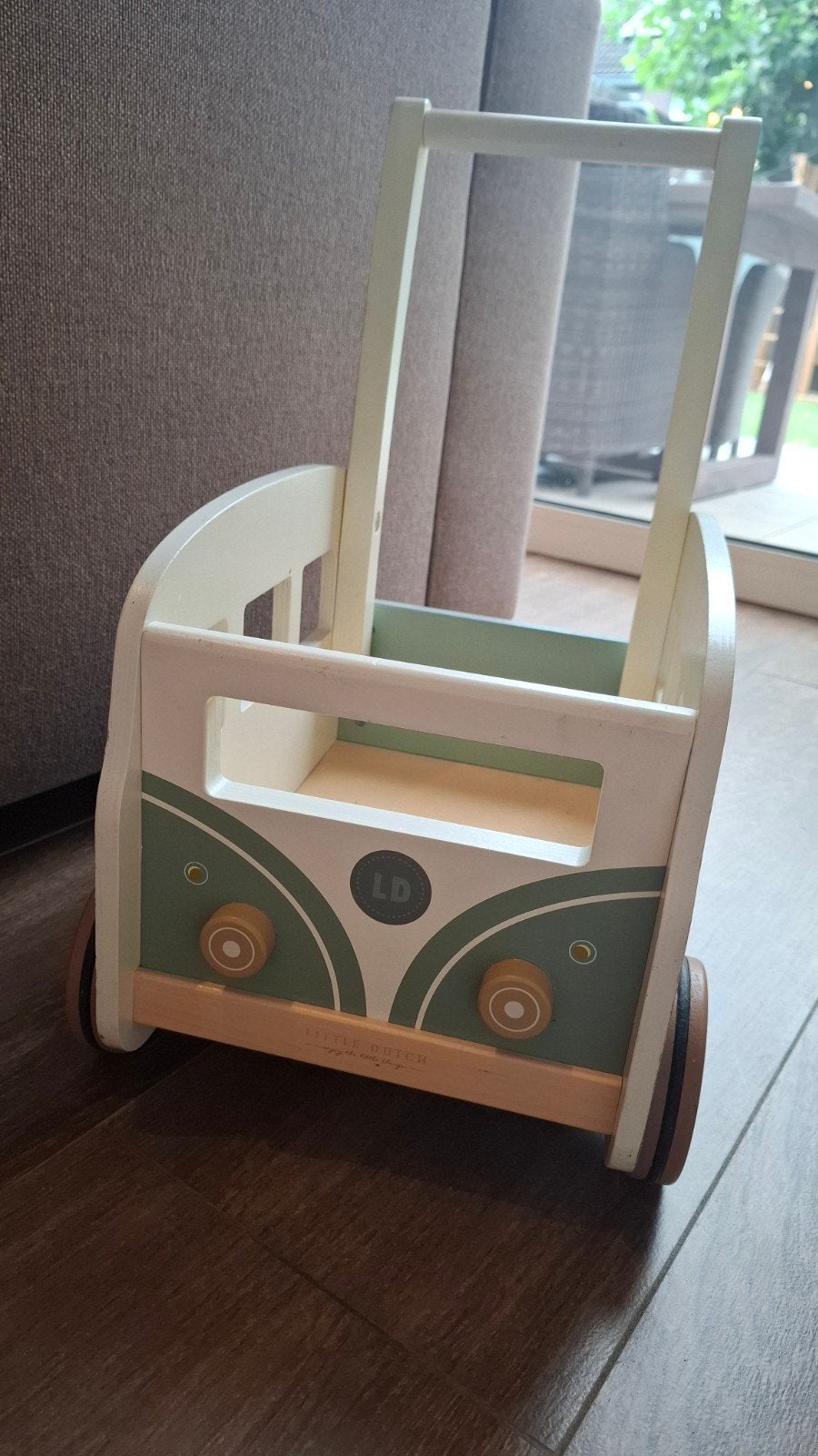 Little Dutch loopwagentje, Ophalen, Gebruikt