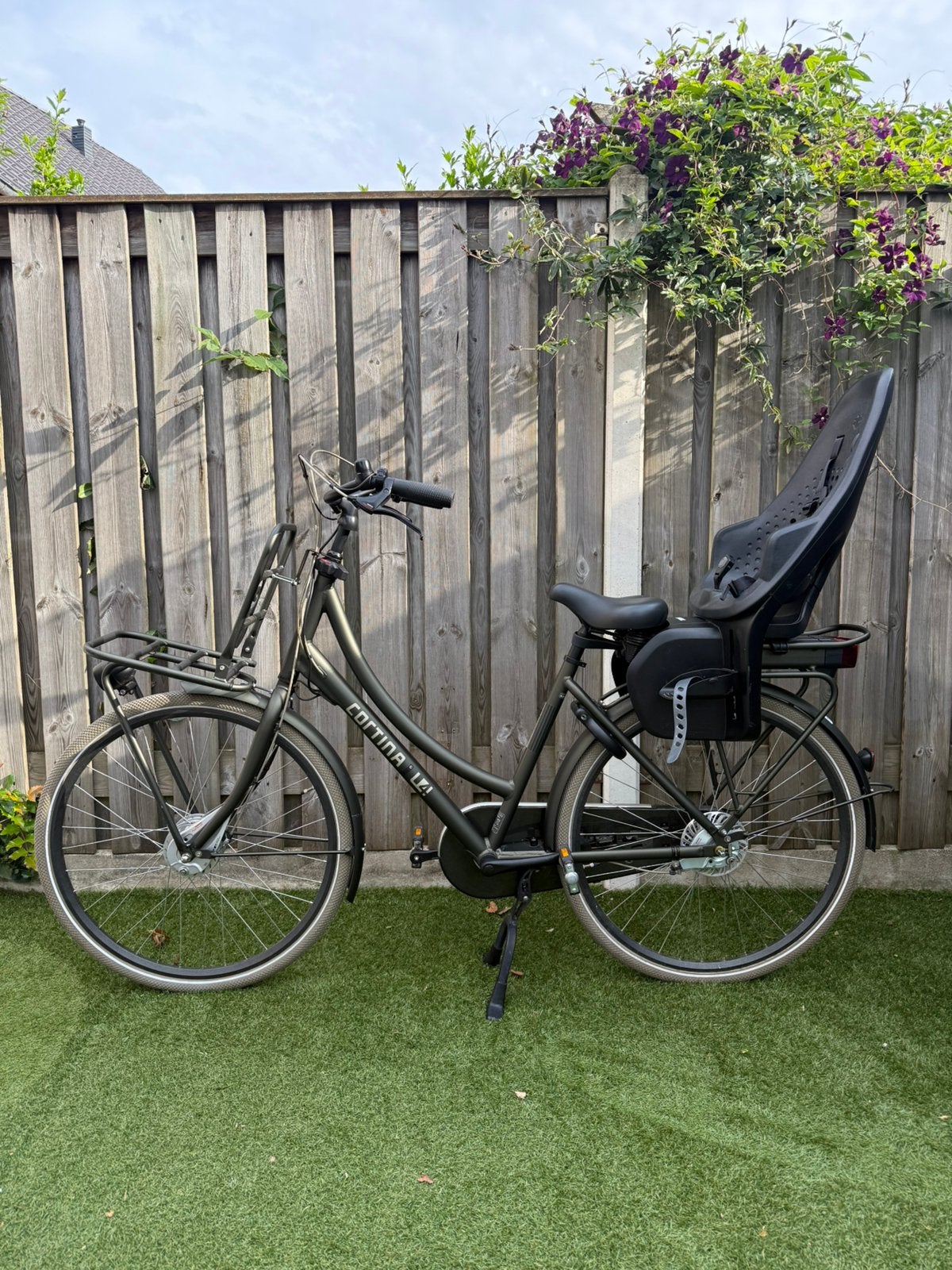 Cortina U4 Elektrisch Elegance Green Matt, Fietsen en Brommers, Elektrische fietsen, 47 tot 51 cm, Ophalen, Zo goed als nieuw