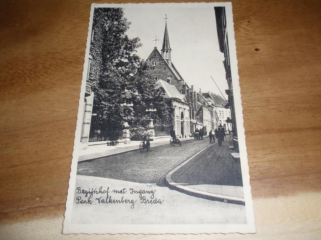Breda Begijnhof Ingang Valkenberg Uitg Rembrandt, Verzenden, 1920 tot 1940, Gelopen, Noord-Brabant