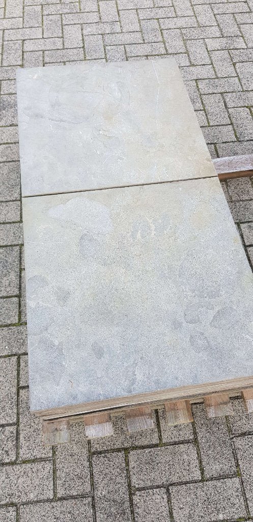 Keramische tegels Spotted BlueStone te koop, Ophalen, Keramiek, 5 tot 10 m², Zo goed als nieuw