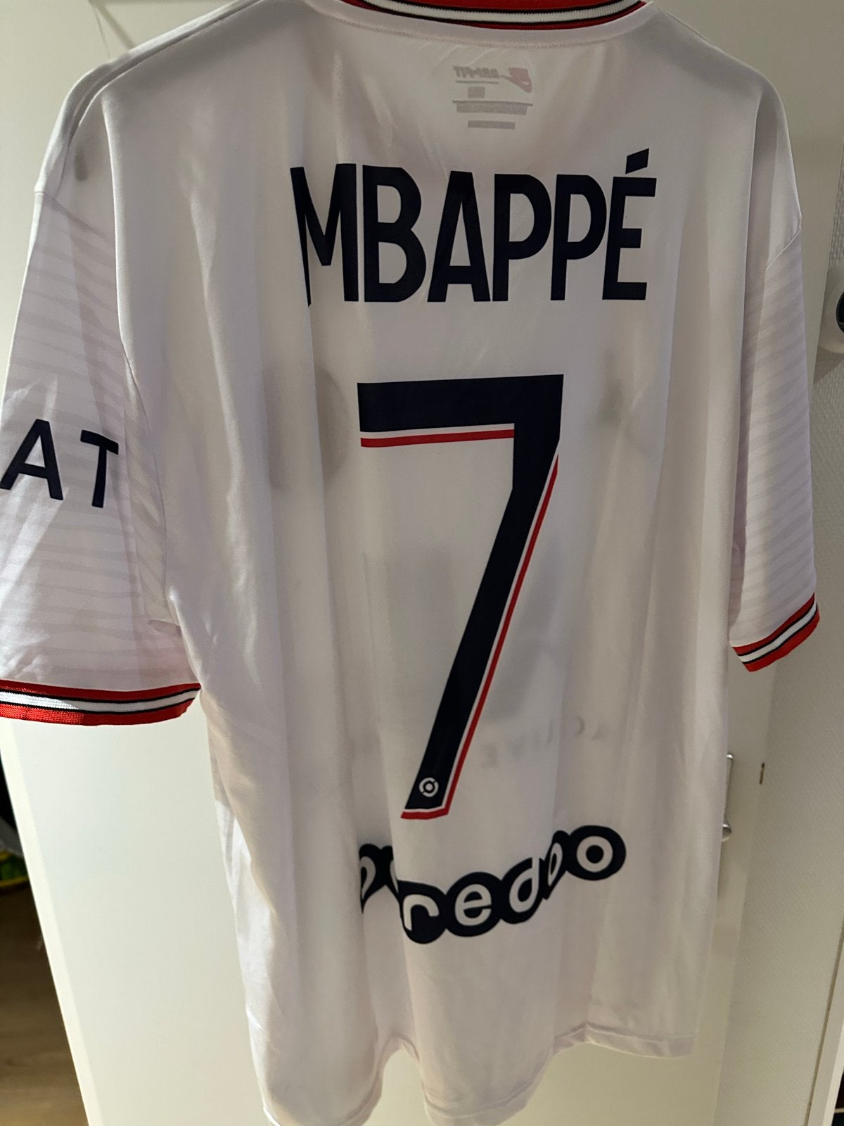 PSG Voetbalshirt Mbappé #7 - Maat XL, Maat XL, Ophalen, Gebruikt, Shirt