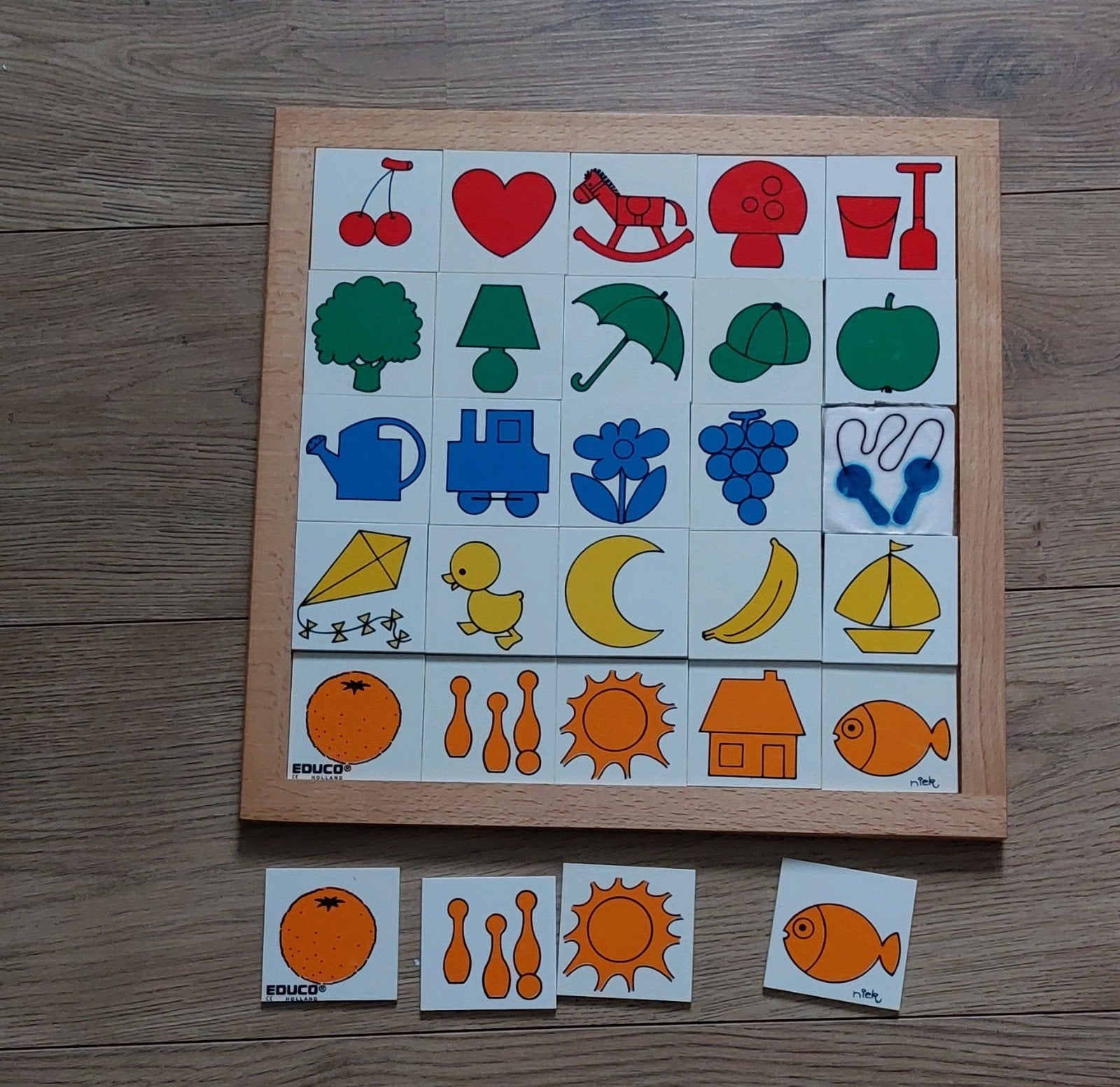 educo memorie kleuren oefenen (klein prijsje), Ophalen of Verzenden