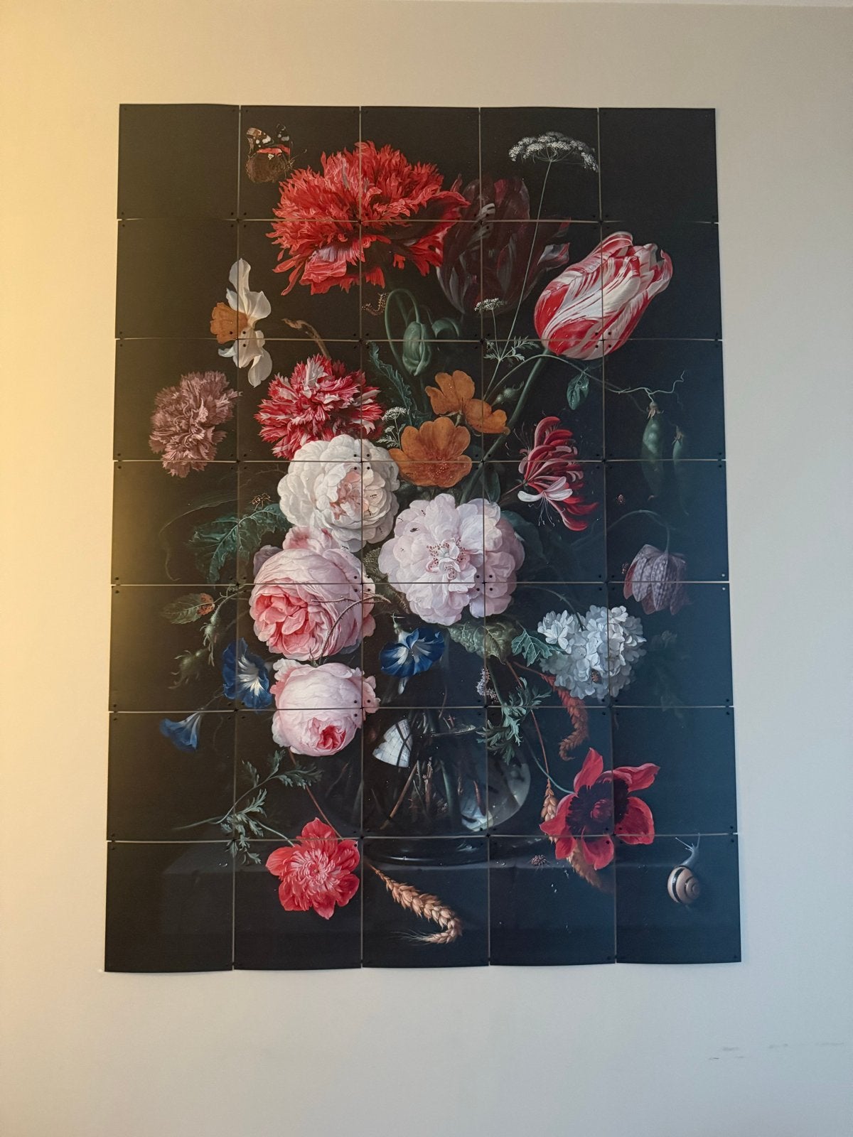 Ixxi wanddecoratie 100x140 cm dubbelzijdig bloemen, Ophalen, 140 cm, Meerkleurig, Zo goed als nieuw