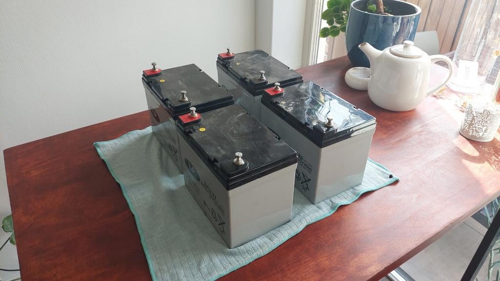 4x LP EV12-33 12V 33Ah-EX AGM Accu's, Ophalen, Gebruikt, Overige typen, Overige merken