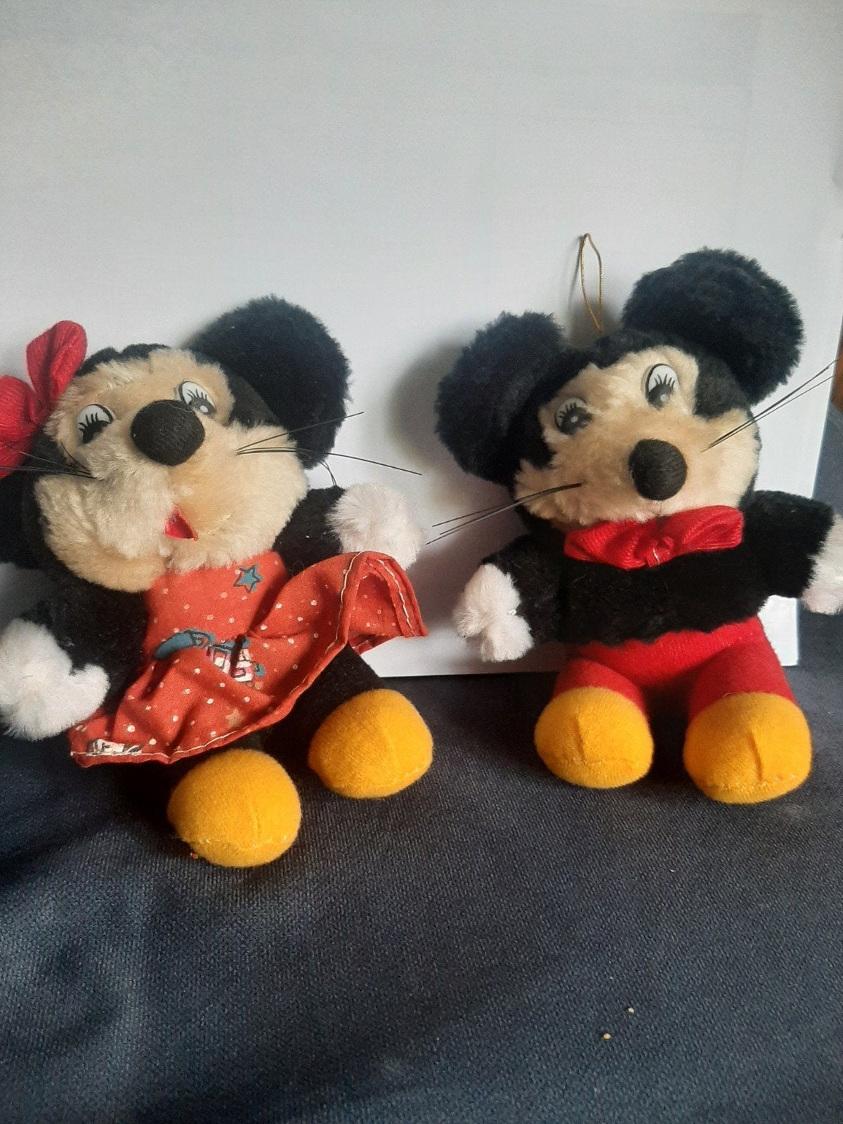 Mickey en Minnie Mouse knuffels - Disney, Muis, Disney, Zwart, Ophalen of Verzenden