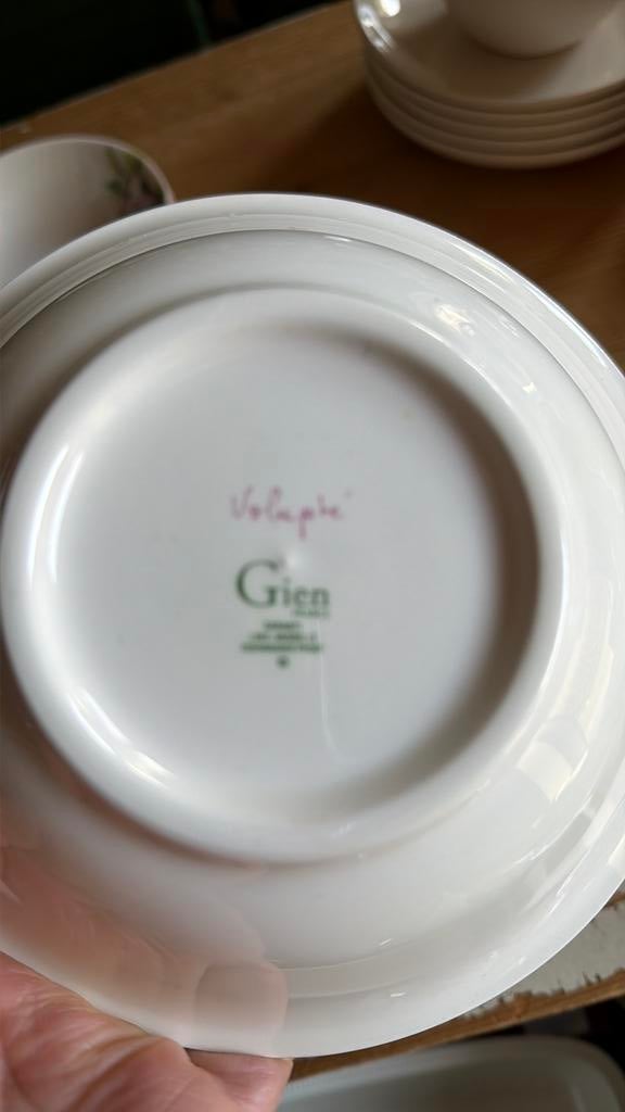 Gien VOLUPTÉ papschaaltjes, Nieuw, Ophalen of Verzenden, Schaal of Schalen, Overige stijlen