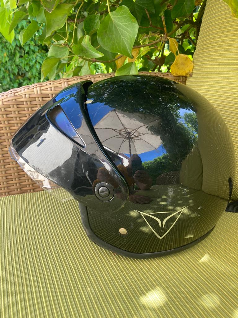 Scooter brommer helm, Ophalen, Gebruikt, Medium