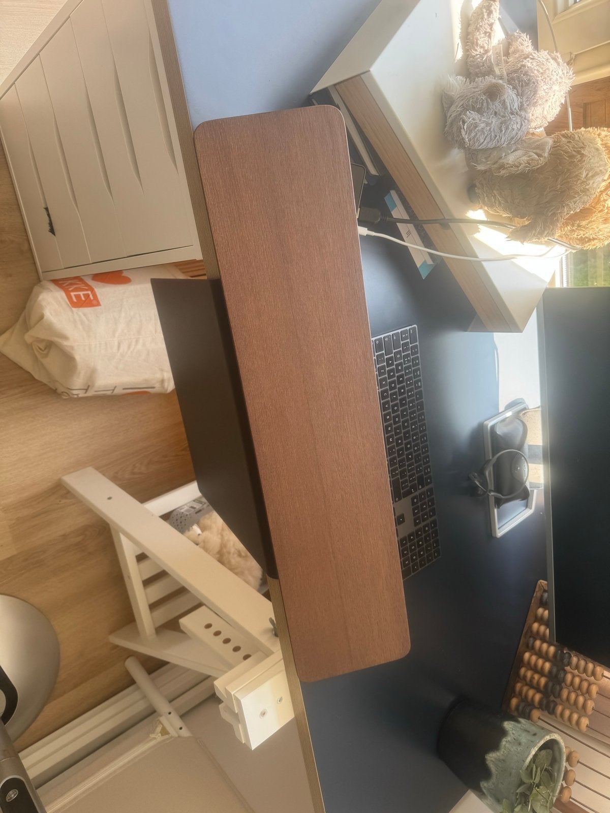 Montis Otis plank voor leuning - 75x17cm, Ophalen, Hout, Zo goed als nieuw, Modern