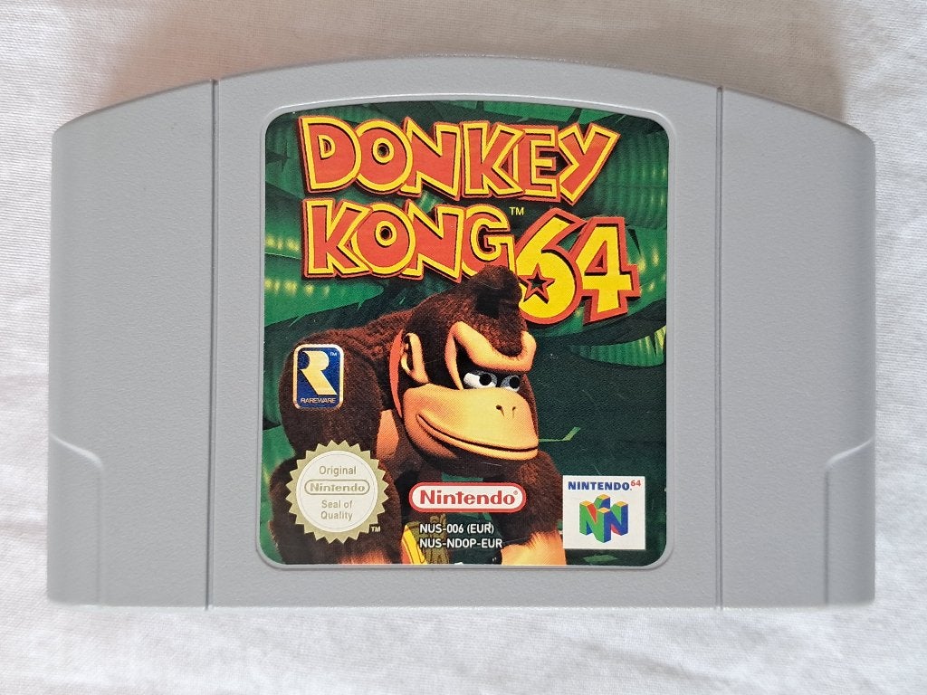 Donkey Kong 64 - Nintendo 64, Spelcomputers en Games, Games | Nintendo 64, Gebruikt, Avontuur en Actie, 3 spelers of meer, Vanaf 12 jaar