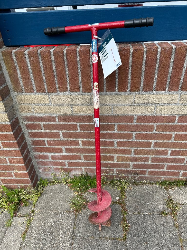 grondboor super sterk voor palen en/of planten rond 140 mm, Ophalen, Gebruikt, Grondboor, Silvan