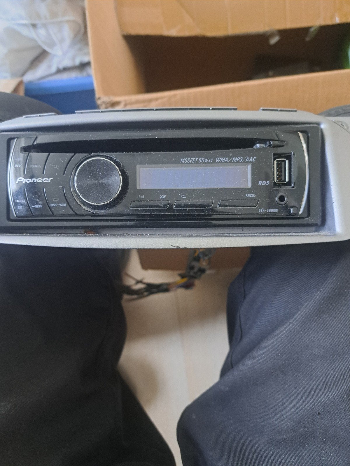 Pioneer DEH-3200UB autoradio compleet, Ophalen of Verzenden, Gebruikt