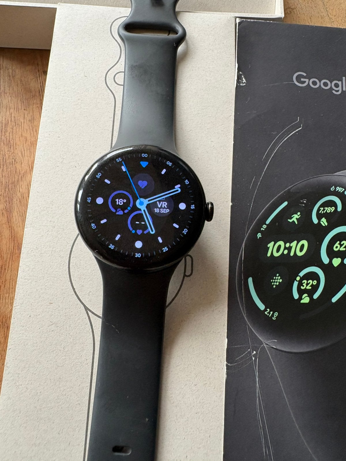 Google Pixel Watch 3 45MM LTE  ,  Als NIEUW  !