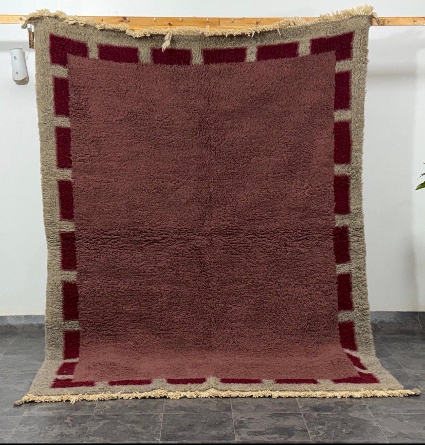 Nieuw Marokkaans wollen vloerkleed/Berber - 245x185cm, Ophalen, Berber Beni Boho, 150 tot 200 cm, Rechthoekig
