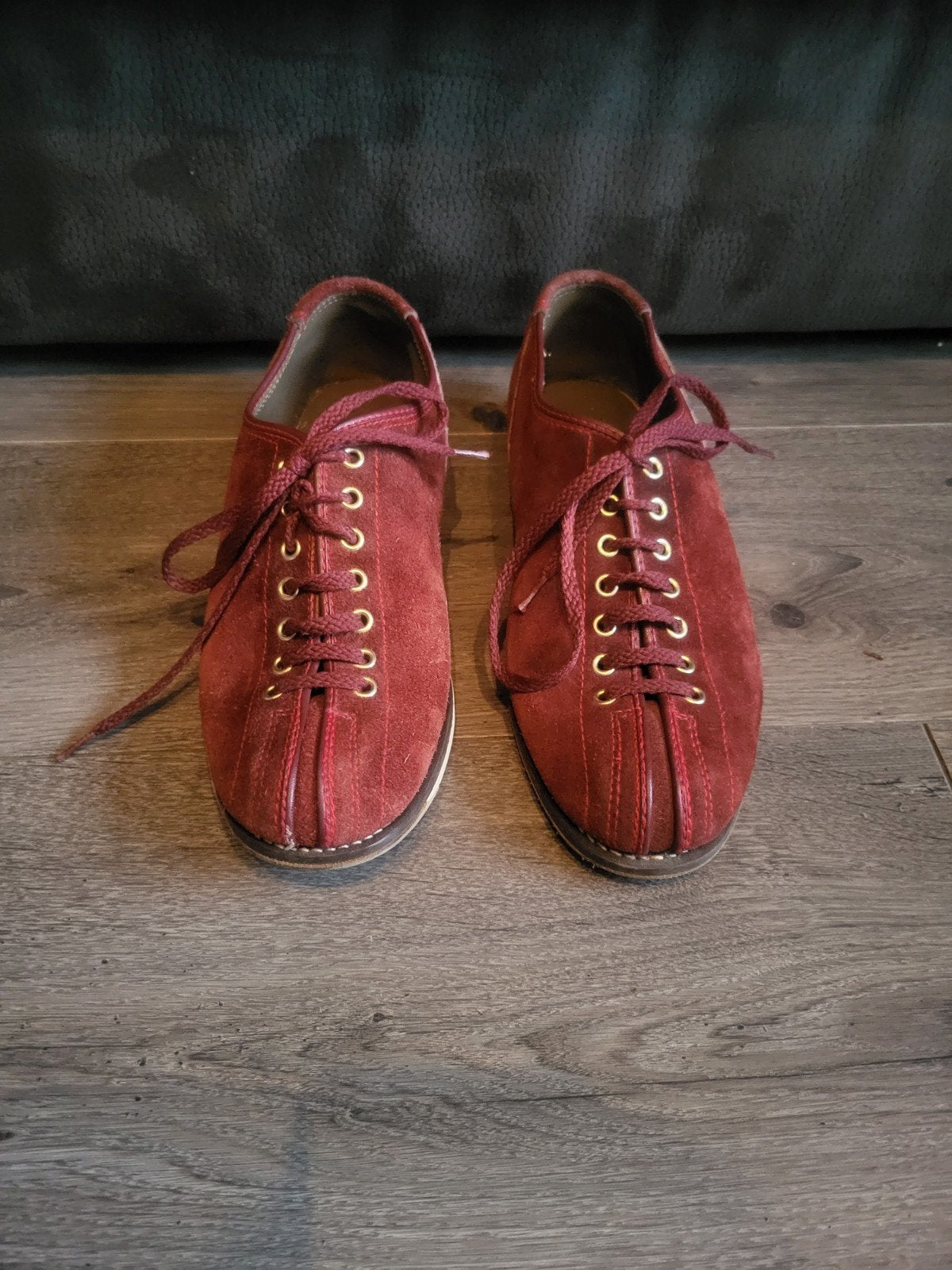 Vintage suede leren bowling schoenen - maat 39, Ophalen of Verzenden, Zo goed als nieuw, Schoenen