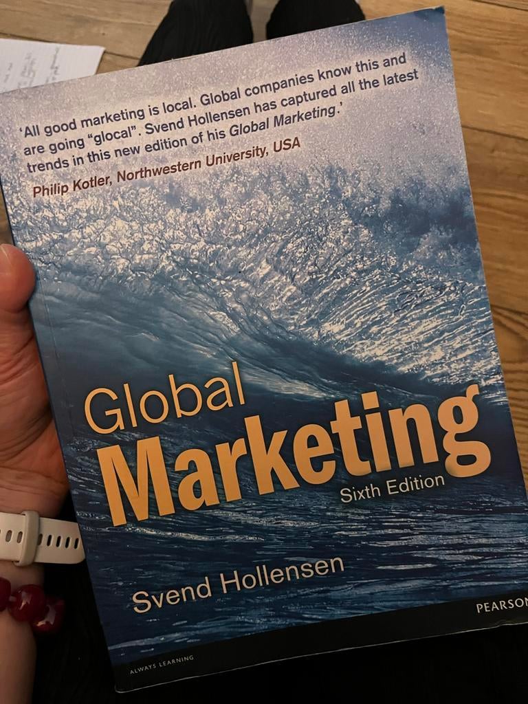 Global Marketing - Svend Hollensen (Sixth Edition), Ophalen of Verzenden, Zo goed als nieuw, Economie en Marketing