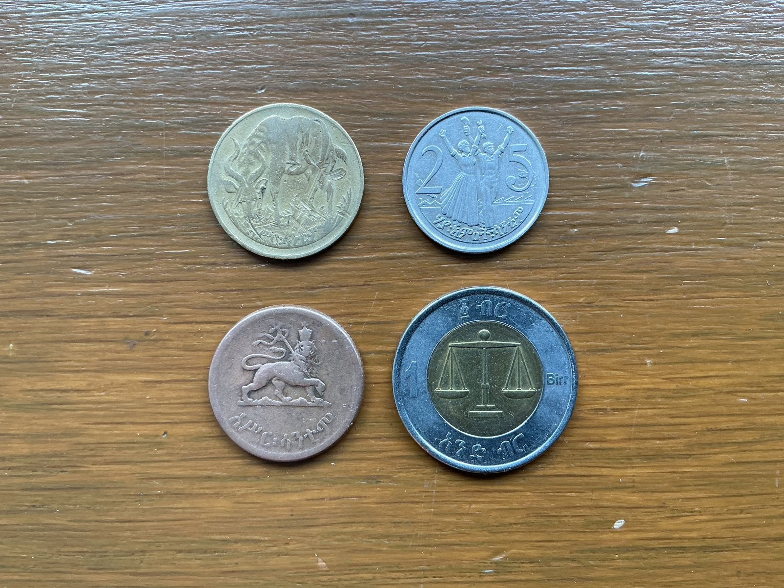 Munten Ethiopië, Verzenden, Overige landen
