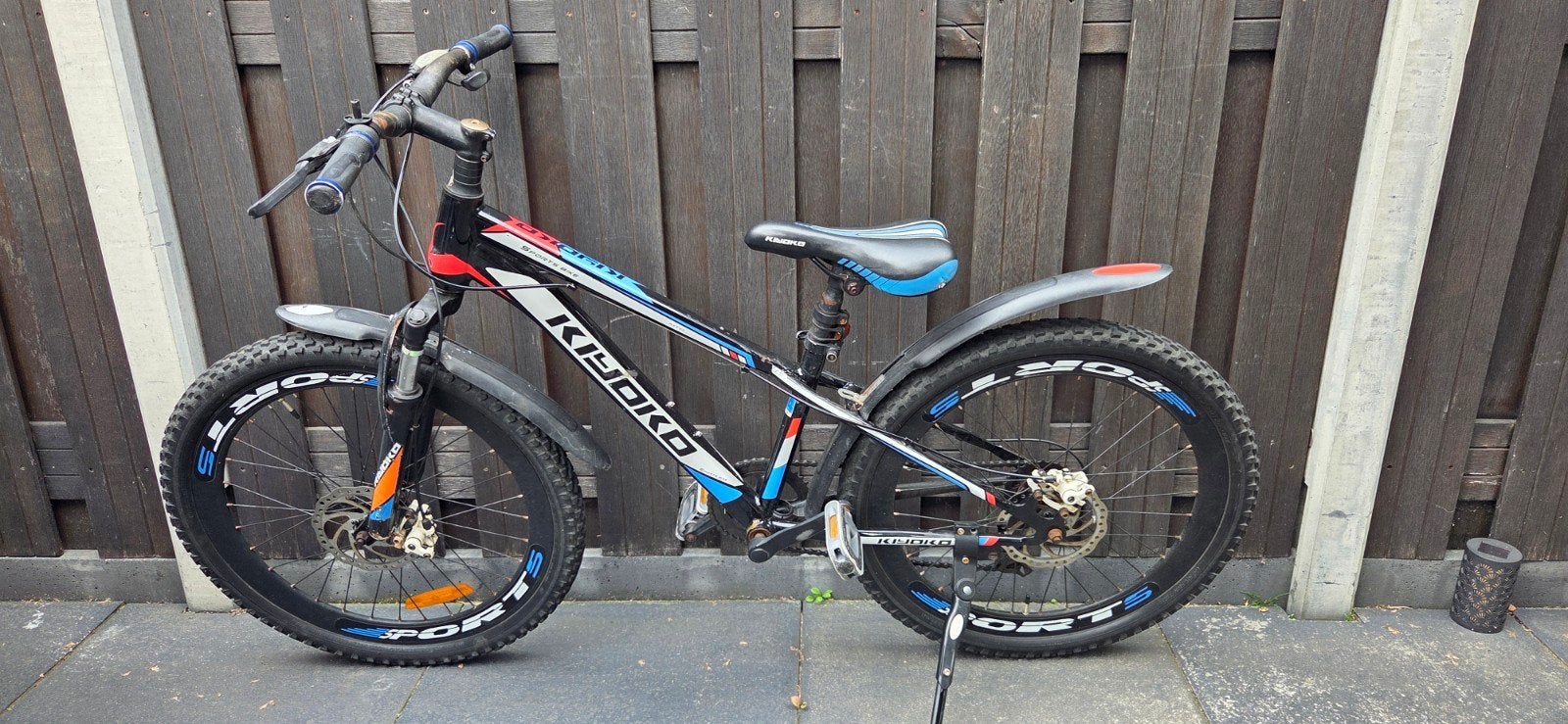 Mountainbike 24 inch, Ophalen, Kiyoko, Handrem, Schijfrem