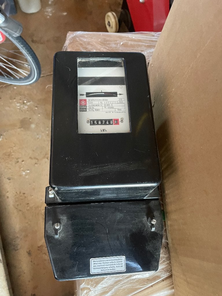 stroommeter 3fasen / tussenmeter / 60A, Ophalen, Gebruikt, Overige typen