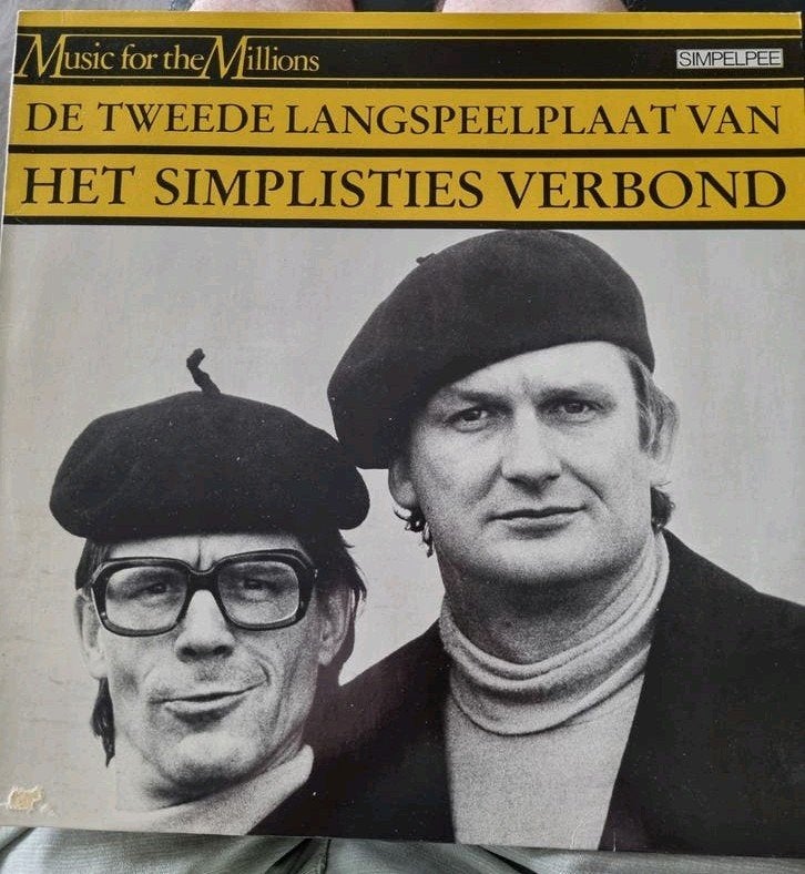 De Tweede Langspeelplaat van Het Simplisties Verbond LP, Cd's en Dvd's, Vinyl | Pop, Gebruikt, Originele persing, 12 inch, Ophalen of Verzenden