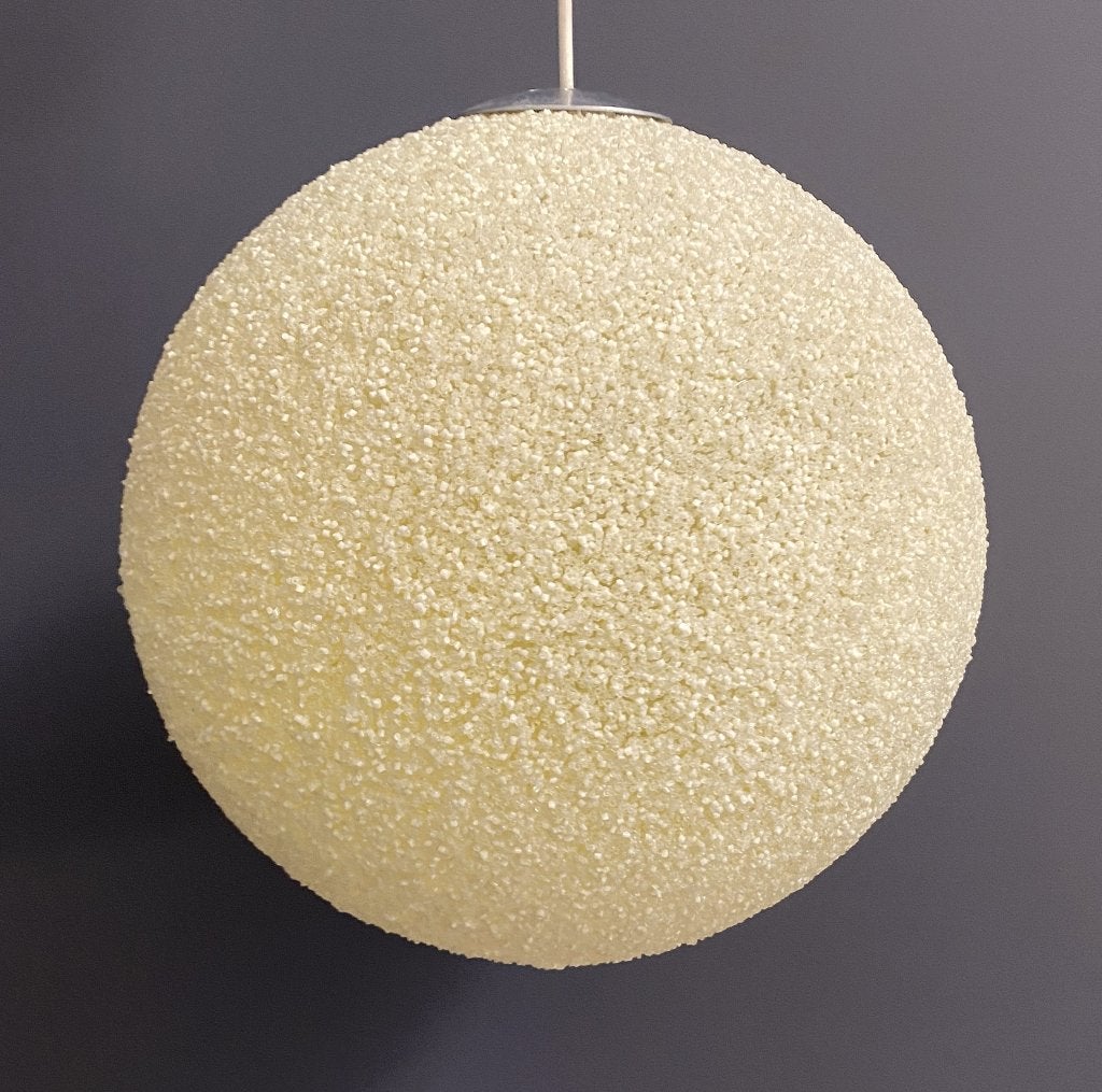 60 jaren hang lamp John & Sylvia Reid zacht gele suikerbol, Huis en Inrichting, Lampen | Hanglampen, Ophalen, Kunststof, E27 (groot)
