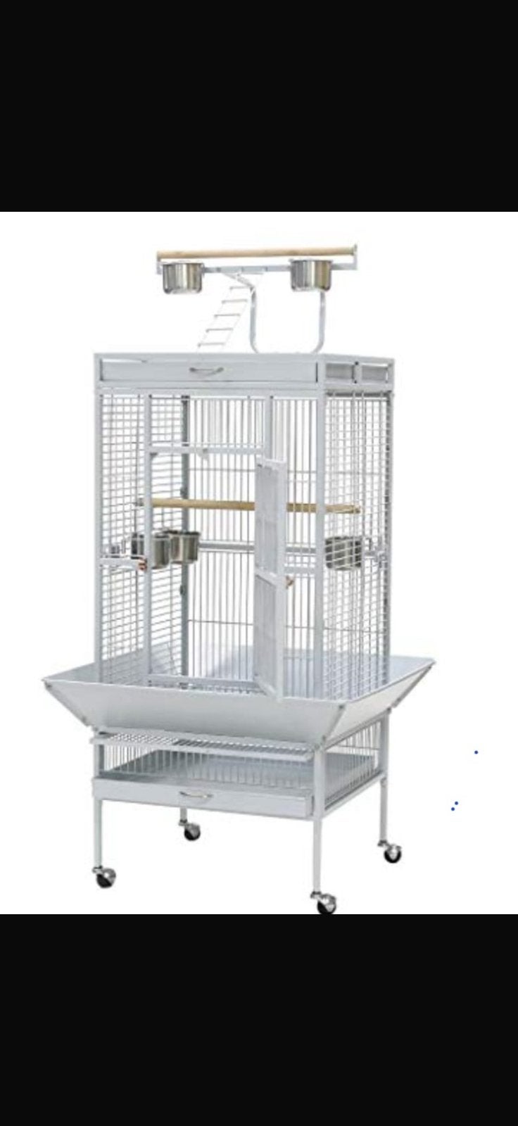 Ageporis 2stks kompleet inkl kooie, Ophalen, Zo goed als nieuw, Hout, Vogelkooi