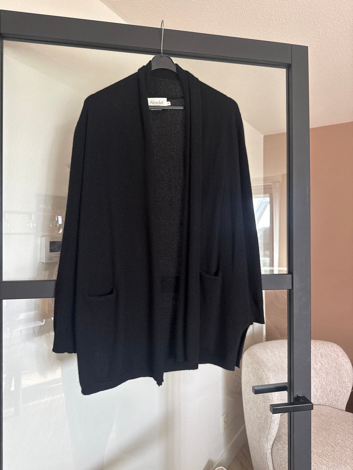 Absolut Cashmere vest zwart maat M, Kleding | Dames, Ophalen of Verzenden, Zo goed als nieuw, Maat 38/40 (M), Zwart