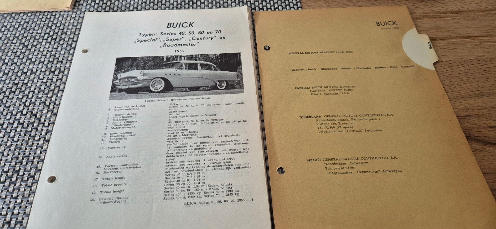 kluwer auto technisch Handboekvoor Buick 1955, Ophalen of Verzenden