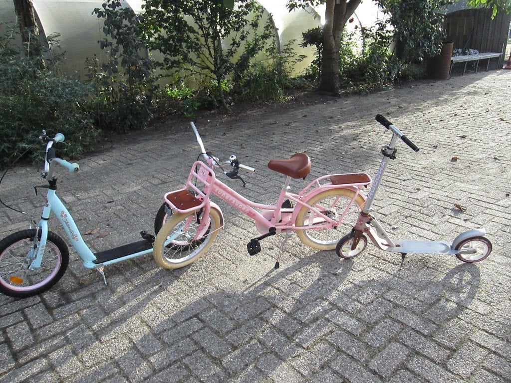 kinderfiets/2x step//moutinebike// oude damesfiets e50.00, Ophalen, Gebruikt, Overige typen