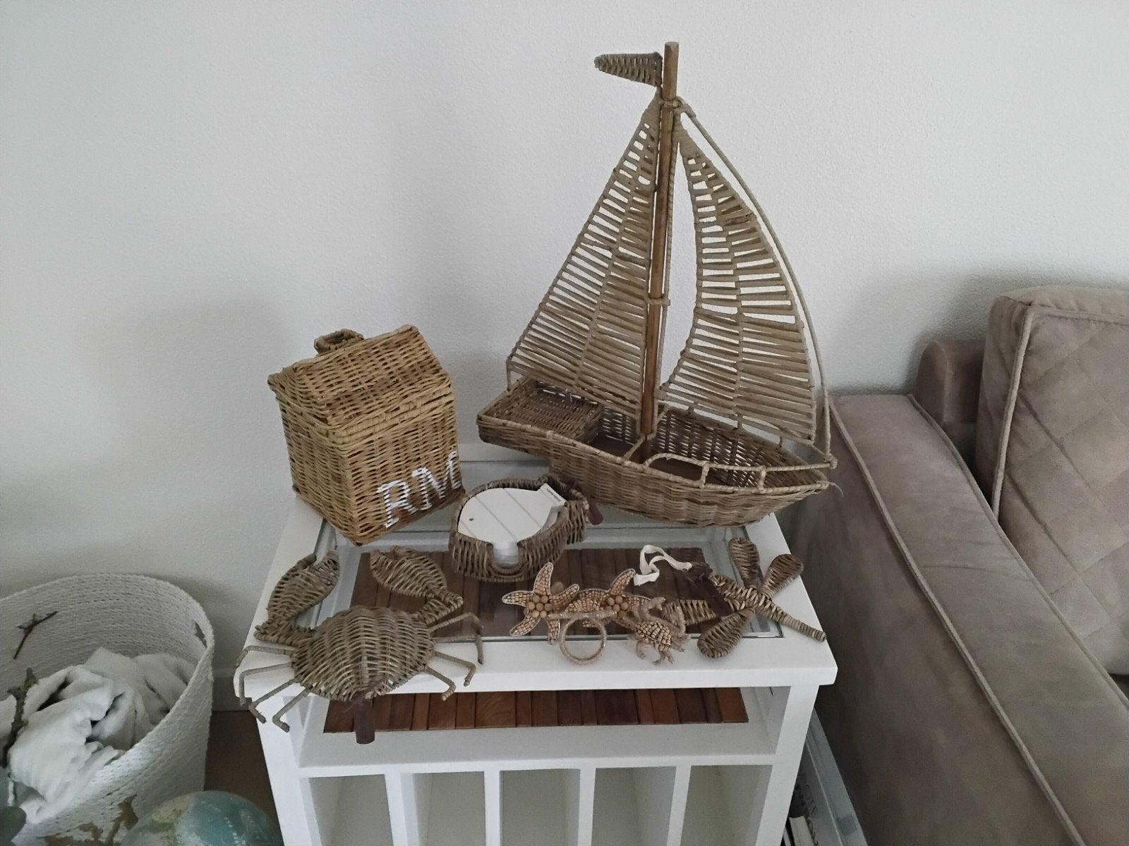 riviera maison rustic rattan accessoires, Huis en Inrichting, Ophalen