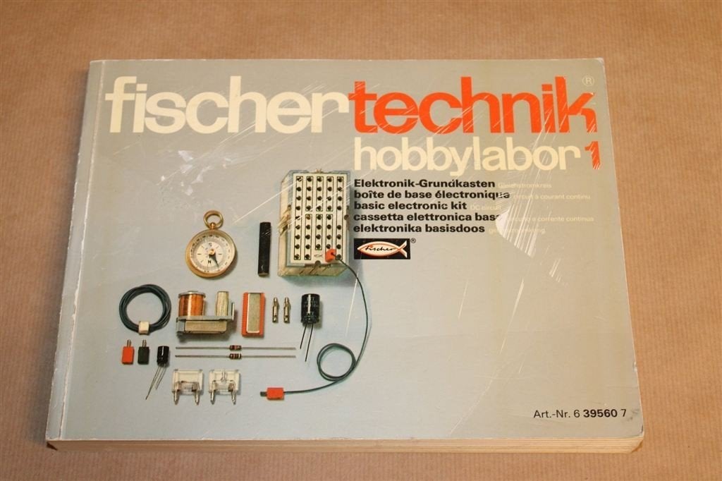 Fischertechnik Hobbylabor 1 — Zeldzame NL Handleiding, Ophalen of Verzenden, Gelezen, Bouwkunde