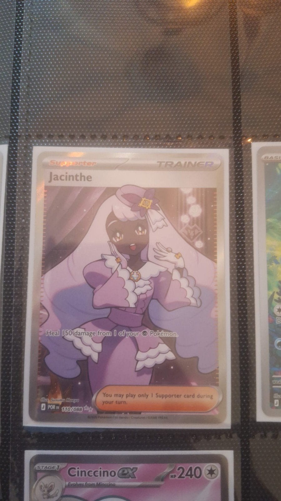 Jacinthe Supporter Trainer Kaart Pokémon TCG 110/088, Ophalen of Verzenden