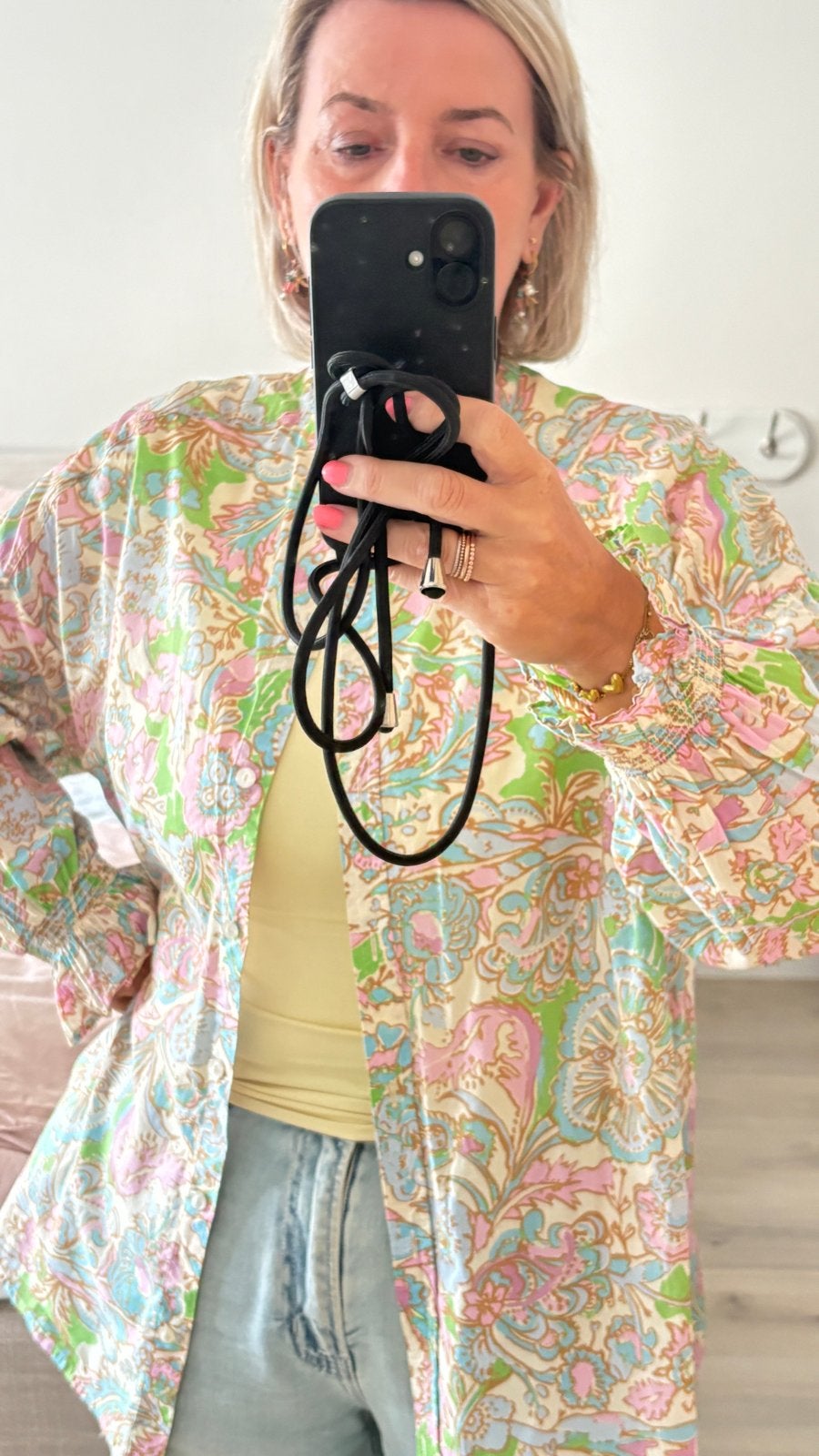 Fabienne Chapot zomerse blouse print - Maat 38, Kleding | Dames, Blouses en Tunieken, Verzenden, Zo goed als nieuw, Maat 38/40 (M)