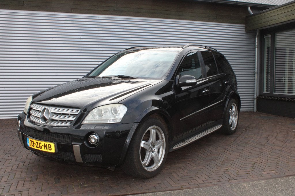 Mercedes-Benz M-Klasse 320 CDI (bj 2008, automaat), Auto's, Mercedes-Benz, Automaat, Zwart, Bedrijf, Diesel