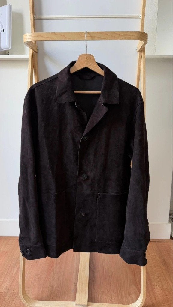 Massimo Dutti Geitenleer Leren Jas Bruin Maat M Topconditie, Bruin, Nieuw, Massimo Dutti, Verzenden