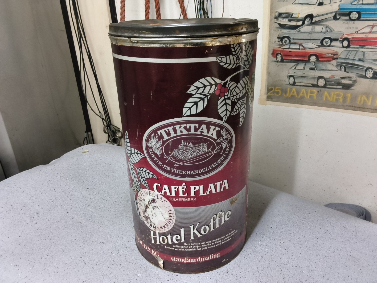 koffie blik, Ophalen, Gebruikt, Koffie, Overige merken