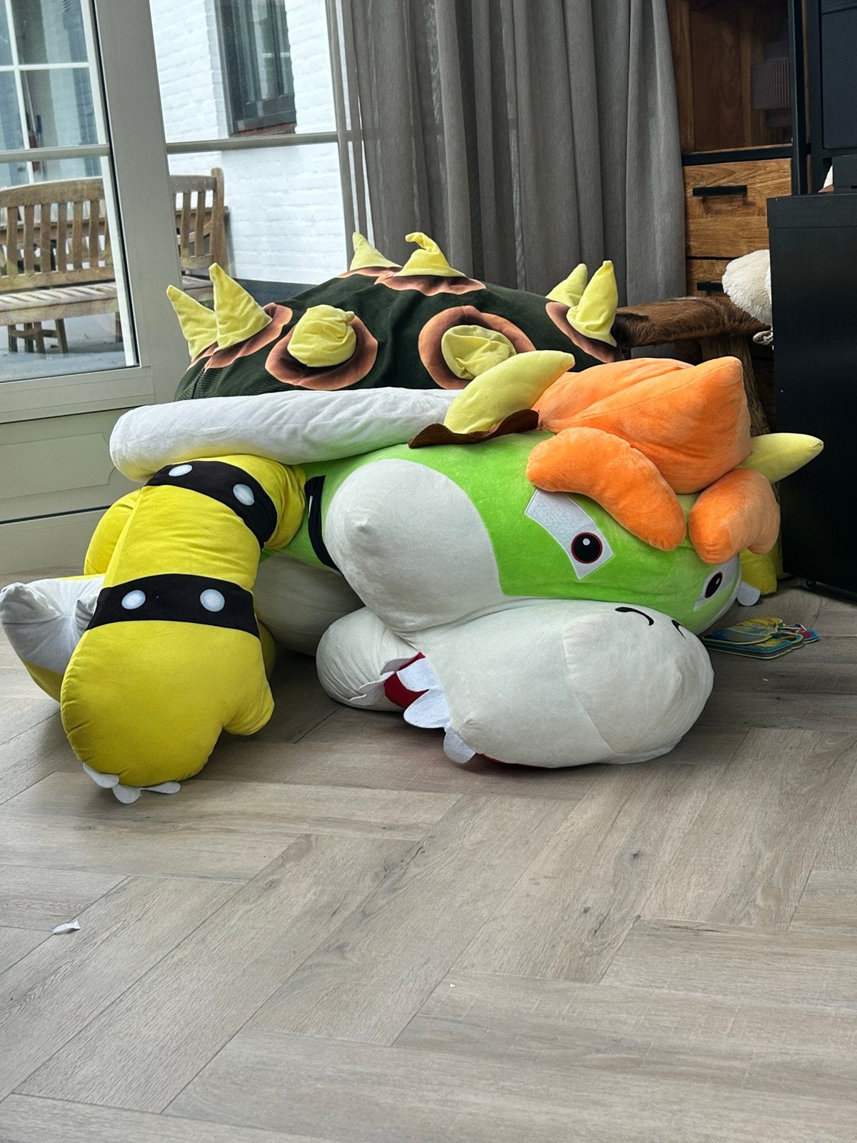 Grote Bowser Knuffel - Super Mario, Ophalen, Groen, Overige typen, Zo goed als nieuw