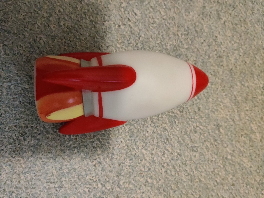 Leuke Raket Lampje - Nachtlampje, Kinderen en Baby's, Kinderkamer | Inrichting en Decoratie, Ophalen of Verzenden, Zo goed als nieuw