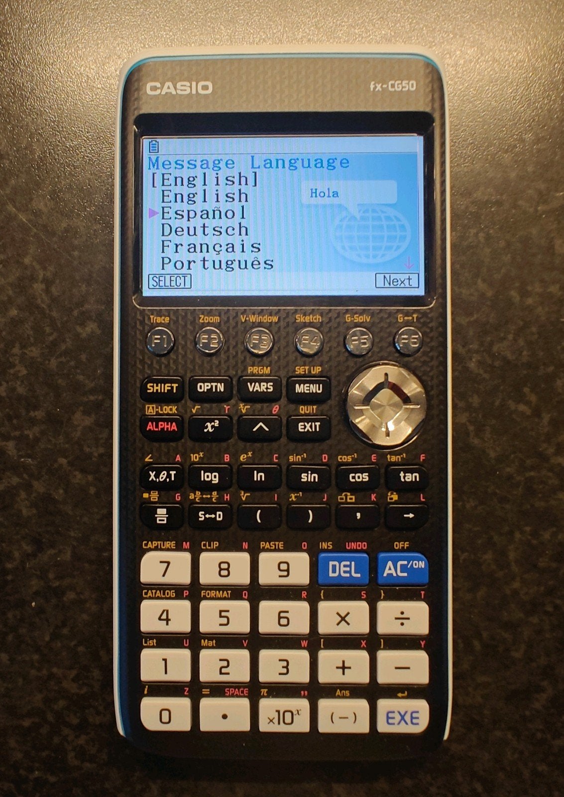 Grafische rekenmachine CASIO FX-CG50, Ophalen of Verzenden, Grafische rekenmachine, Zo goed als nieuw