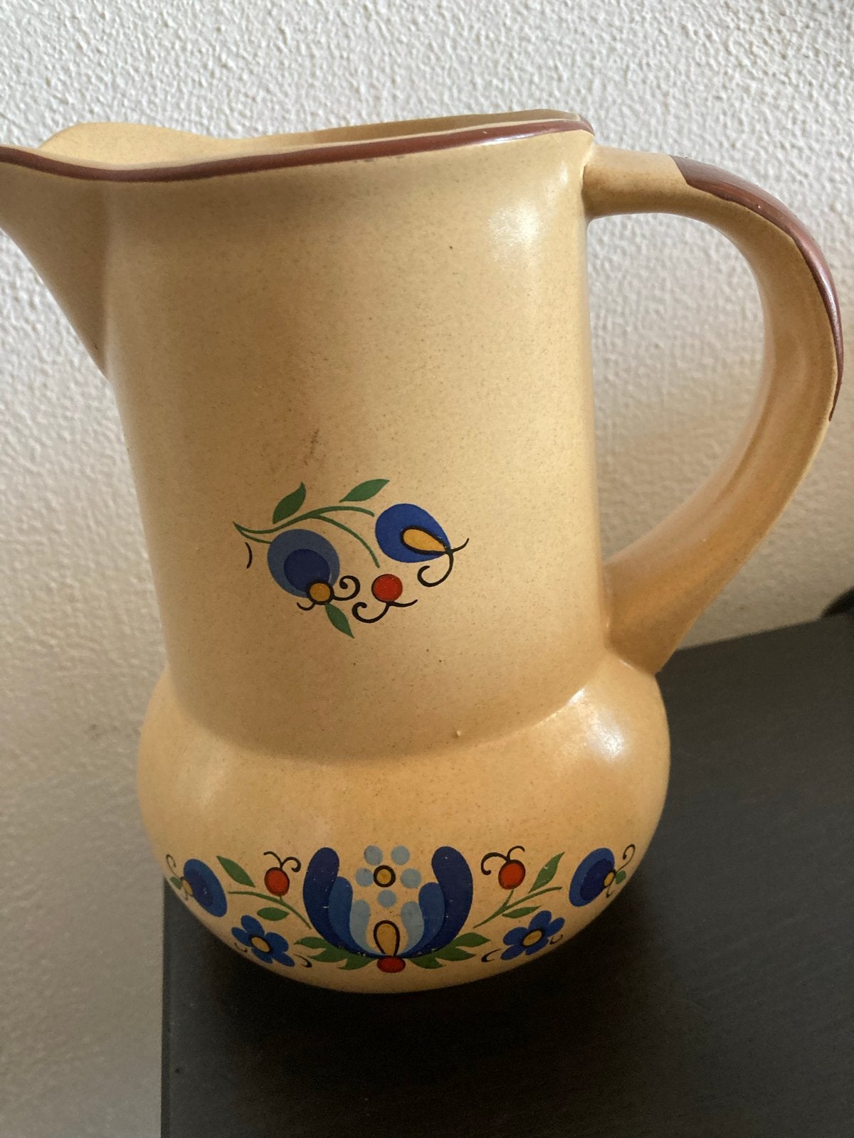 Vintage kan Zaklady Ceramiczne Polen handbeschilderd, Ophalen of Verzenden