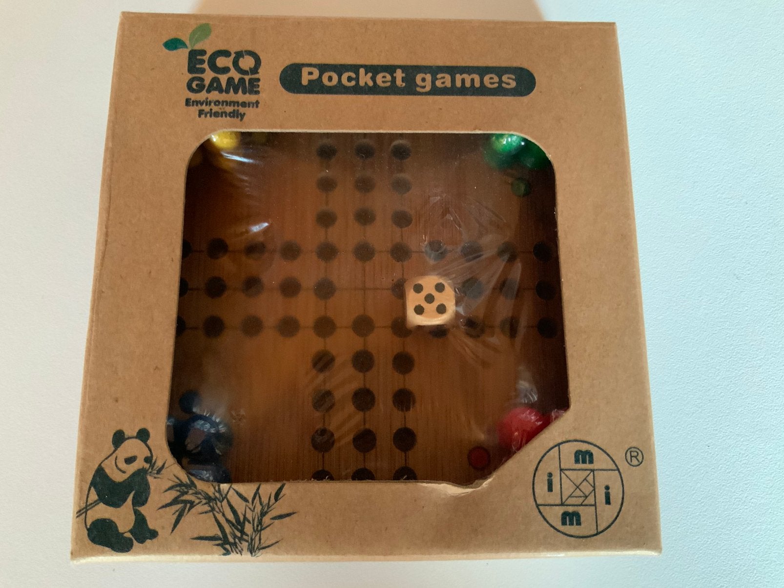 Mini mens erger je niet. Nieuw. Hout., Drie of vier spelers, Ophalen of Verzenden, Nieuw