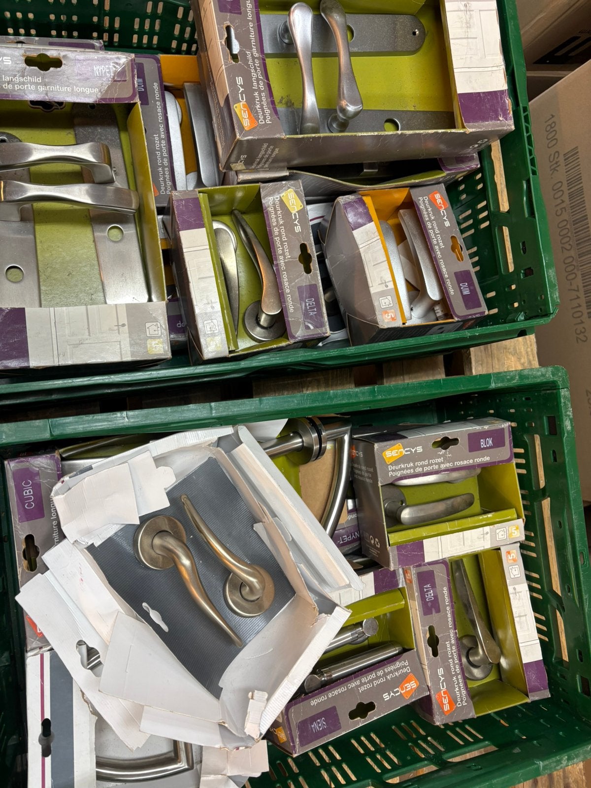 Partij 189 stuks deurklink, Ophalen, Info@karwei.nl, Karwei, Nieuw