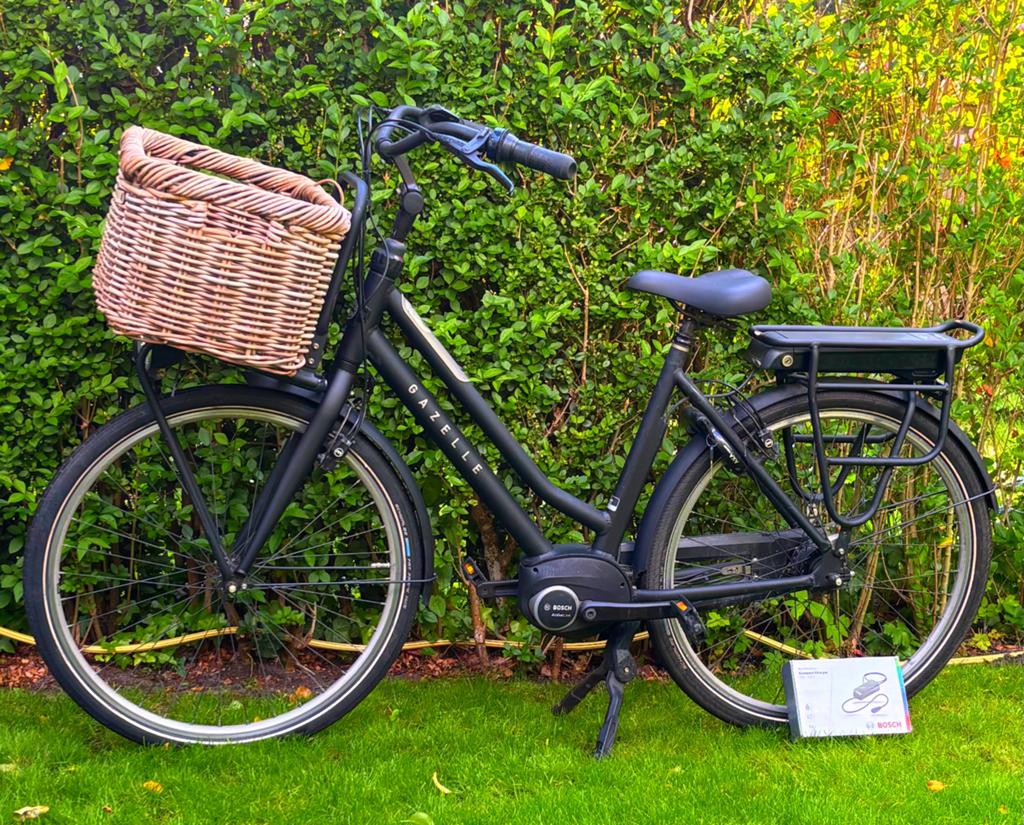 Elektrische Gazelle Heavy Duty // 4300 km, Ophalen of Verzenden, Zo goed als nieuw, 51 tot 55 cm, 50 km per accu of meer